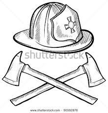 Draw a rectangle & an oval. Firefighter Helmet Drawing Sketch Coloring Page Helmet Drawing Firefighter Helmet Drawing Firefighter Drawing