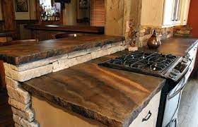To save time and money. Pin By Jessie Mcknight On For The Home Kitchen Remodel Countertops Rustic Kitchen Concrete Kitchen