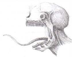 How to draw a candy corn monster folding surprise. Scary Monster By P1nnz On Deviantart Scary Drawings Scary Paintings Scary Monsters