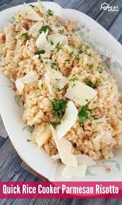 Quick Rice Cooker Parmesan Risotto Parmesan Risotto Rice Cooker Recipes Risotto