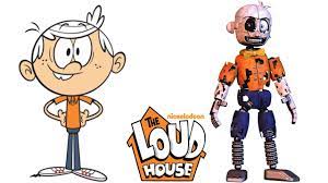 The Loud House Characters as FNAF Animatronics - YouTube