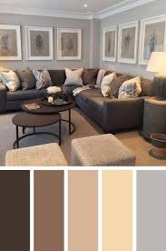 2021 color collection of the year. Peaceful Brown Gray Living Room Color Scheme Ideas Brown Color Scheme Gray Living Room Color Schemes Living Room Decor Brown Couch Room Color Schemes
