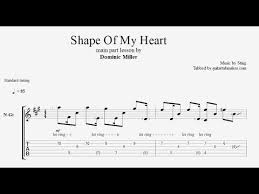 Days were full of music and nights were the same. Shape Of My Heart Tab Acoustic Guitar Tab Pdf Guitar Pro Youtube