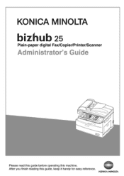 In addition, the konica minolta bizhub c25 multifunction printer can scan, copy, as well as fax at reputable speeds and. Konica Minolta Bizhub 25 Manual
