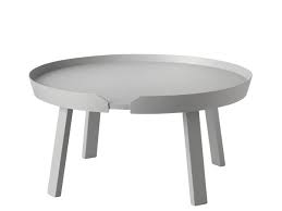 This modular coffee table is a perfect oval, low table. Muuto Around Coffee Table Large H 36 X O 72 Cm Ash Grey By Thomas Bentzen 2011 Designer Furniture By Smow Com