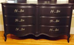 Sold French Provincial Dresser Diy Black Chalk Paint Black Chalk Paint French Provincial Dresser Chalk Paint Furniture