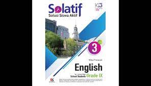 The passage above is text. Siplah Solatif Bahasa Inggris Kelas Ix