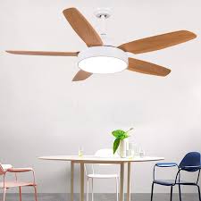 Kichler rana 60 3 blade indoor / outdoor ceiling fan with blades, led light kit and wall control. Modern Large Ceiling Fan With Led Light Remote Control Qm1102