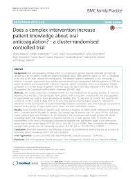 Antikoagulantien pass pdf / medizinische und chemische labordiagnostik antikoagulantien werden in der medizin dazu verwendet, die intravasale bildung von thromben zu. Pdf Does A Complex Intervention Increase Patient Knowledge About Oral Anticoagulation A Cluster Randomised Controlled Trial