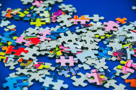 Jigsaw puzzle with pieces, thinking game, jigsaws detail frame for business presentation with shadow. Life Is Like A Jigsaw Puzzle Holistic Gentle Baby Sleep Coaching And Infant Development