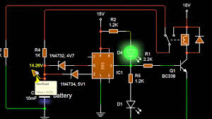 I accidently pulled the wiring loose from the rear casing which has connectors on the tips of the wires. Schematic Diagram Of Automatic Car Battery Charger Wire Center