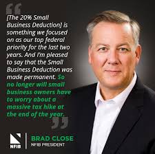 Small Business Trends quotes #NFIB President Brad Close from the latest  episode of the #SmallBusinessRundown podcast