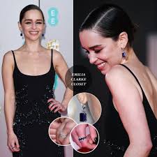 She studied at the drama centre london, appearing in a number of stage productions. Emilia Clarke Closet On Twitter Emilia Clarke Attends The Eebaftas 2020 In London England Feb 02 2020 Ee She Wearing Schiaparelli Spring 2020 Couture Dress Jimmychoo Max 150mm Platform Sandals