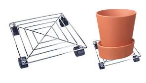 Check spelling or type a new query. Square Plant Chrome Pot Stand With Wheels 28 X 28 X 6 Cm Makhsoom