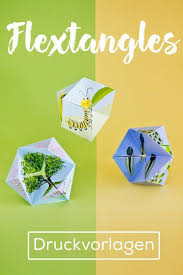 Flextangles 4 Vorlagen Mit Schonen Motiven Zum Ausdrucken Kennst Duschon Die Coolen Flextangles Das Sind Faszinierende Paper Toys Origami Easy Paper Crafts