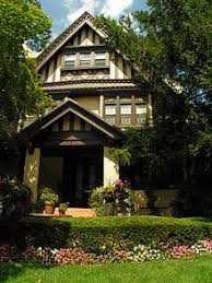 The american tudor revival style also overlaps with the arts & crafts movement, sharing similar characteristics such as simplicity, materials inspired by nature, and an emphasis on craftsmanship. Tudor Revival Architecture Wikipedia