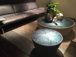 Nsdirect 36 inches round coffee table, rustic wooden surface top & sturdy metal legs industrial sofa table for living room modern design home furniture with storage open shelf (light walunt) 4.4 out of 5 stars. How To Decorate A Coffee Table Without Overdoing It