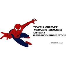 View this collection of the best motivational superhero quotes from batman, iron man and more. With Great Power Comes Great Responsibility 22 X 36 Home Art Superhero Spider Man Decor Design Uncle Ben Wall Decal Quotes Vinyl Kids Bedroom Living Room Avenger Wall Sticker Decoration