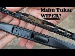 Periksa getah wiper setiap enam bulan. Cara Tukar Wiper Depan Belakang Kereta Myvi Garage Man Youtube