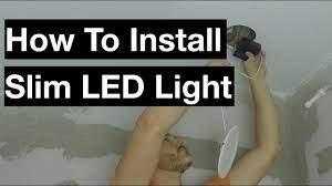 6 is kind of the standard size, but the modern style is to go smaller. How To Install Globe Ultra Slim Led Recessed Light Youtube