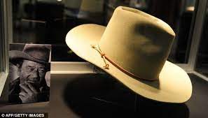 Wild West Auction Hero Huge Collection Of John Wayne Items Up For Sale Including True Grit Eye Patch And Even His American Express Card John Wayne Cowboy Hats Wayne