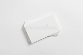 Create custom business cards with printable cardstock. Top View Of Blank Business Cards Isolated On White Background Stock Photo Image Of Paper Education 169440822