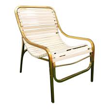 Check spelling or type a new query. 1980s Vintage Brass Tone Aluminum Poolside Patio Chair Chairish