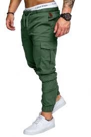 Joggers Solid Pants Men Cotton Elastic Pu27 Iawear Mens Pants Casual Mens Trousers Casual Fashion Pants