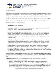 Most insurance companies require claims to be submitted within seven days of discharge from the hospital of completion of the treatment. Dependent Verification Letter Georgia Southern University