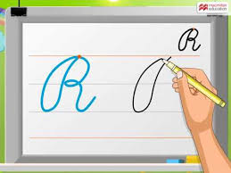 The main focus is to practice joining. Cursive Writing Capital Letter R Macmillan Education India Youtube