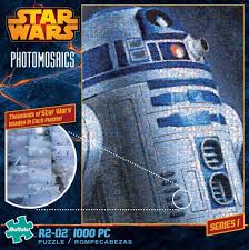 Fantastically challenging monochrome image of darth vader and his stormtroopers! Star Wars R2 D2 Photomosaic 1000 Piece Jigsaw Puzzle Starwars Iamapuzzler Jigsawpuzzle Buffalogames Star Wars Games Star Wars Puzzles Star Wars Images
