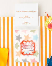 Make Your Own Party Invitations Stamp Kits
