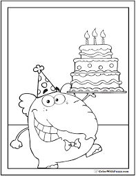 Free printable happy birthday coloring sheets. 55 Birthday Coloring Pages Printable And Digital Coloring Pages