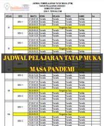 Maybe you would like to learn more about one of these? Contoh Jadwal Pembelajaran Tatap Muka Masa Pandemi Terbaru Semester 2 Pendidikanterkini