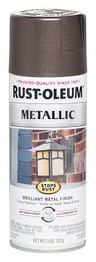 Rust Oleum Stops Rust Metallic Spray Paint In Metallic Dark Bronze For Concrete Masonry Metal Wood 11 Oz 1ptg1 7272830 Grainger