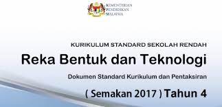 Kurikulum standard sekolah rendah (kssr) sains direka bentuk untuk mengembangkan literasi sains dengan memberi pengetahuan asas sains kepada murid agar menjadi celik sains iaitu memahami konsep sains asas. Dskp Kssr Reka Bentuk Dan Teknologi Tahun 4 Semakan 2017 Gurubesar My