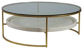 A large round coffee table is actually easier to get around in a busy space. Cumulus Large Round Cocktail Table Contemporary Coffee Tables By Hedgeapple Houzz