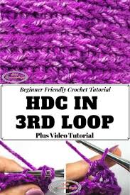 Step 6 insert right needle upward and into two stitches on left needle, entering lower stitch first, then upper one. Knit Like Half Double Crochet 3rd Loop Tutorial Nicki S Homemade Crafts