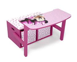 Minnie Mouse Sitzbank Schreibtisch Mit Stauraum Rosa Amazon De Kuche Haushalt In 2020 Kinder Schreibtisch Ideen Minnie Maus Spielzeug Sitzbank