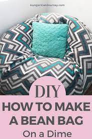 The Easiest Diy Bean Bag Chair Tutorial Learn To Create Beautiful Things Diy Bean Bag How To Make A Bean Bag Diy Kids Chair