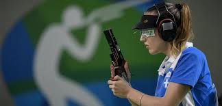 She represented greece at the 2016 summer olympics, winning a gold medal in the 25m pistol and a bronze medal in the 10m air pistol. Anna Korakaki Wins Gold Medal At The World Cup Hellenic News Of America