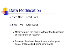 When executed, the attacker inserts a piece of code that reveals hidden data and user inputs, enables data modification and generally compromises the application. Forms Of Network Attacks Gabriel Owens Cosc 352 February 24 Ppt Download
