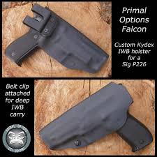 custom kydex falcon slimline iwb holster for a sig p226