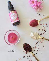 Simple Hibiscus Clay Mask The Botox Plant Recipe Soothing Face Mask Clay Mask Recipe Face Mask Recipe