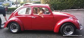 Image result for Poppy Red 1961 Beetle