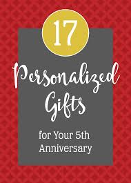 2nd wedding anniversary gift guide: 17 Personalized Anniversary Gifts For The 5th Year Of Marriage