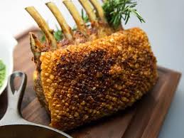 Roasted Rack Of Pork Recipe Food Network Recipes Rack Of Pork Recipes