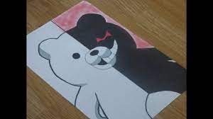Learn how to draw monokuma from danganronpa (danganronpa. Drawing Monokuma L Danganronpa L Inktober Day 9 Youtube