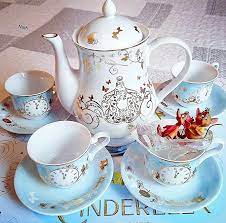 It S Always Time For Tea And With A Set Like This You Ll Never Want It To End Thank You So Much For Sharing This Amazing Disney Decor Disney Home Tea