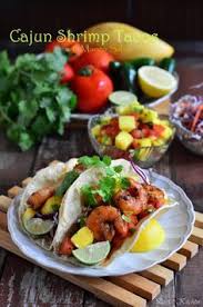 violet s kitchen 紫羅蘭的爱心厨房 卡疆鲜虾墨西哥塔可与芒果莎莎酱cajun shrimp tacos with mango salsa shrimp tacos cajun shrimp mango salsa